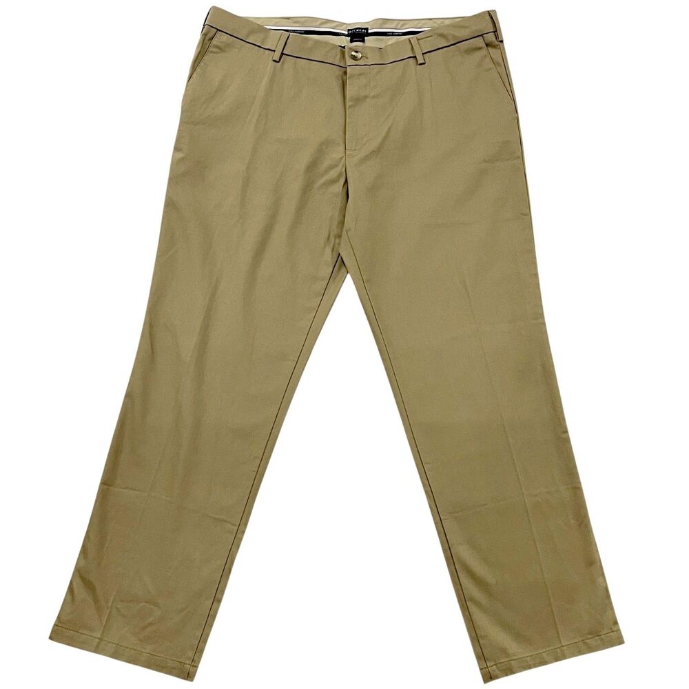 Dockers Signature Khaki Straight Fit Lux Cotton Stretch Mens Pants Size 40X32